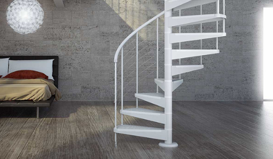 escalier quart tournant