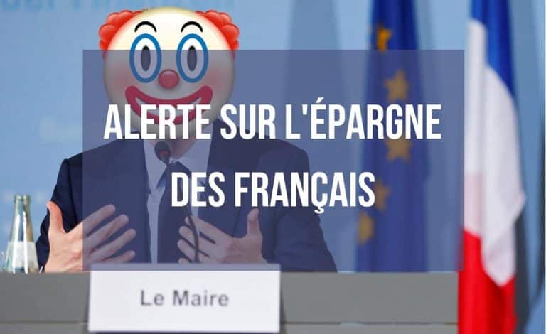 ALERTE SUR L'ÉPARGNE DES FRANÇAIS