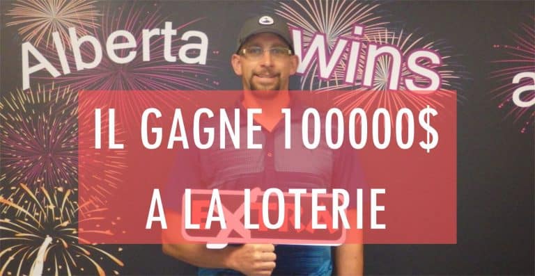 Un Albertain a dû scanner plusieurs fois son billet de loterie pour croire qu’il avait gagné Il gagne 1000000 dollars à la lotterie national